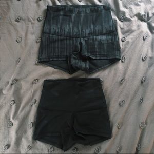 lululemon spandex shorts